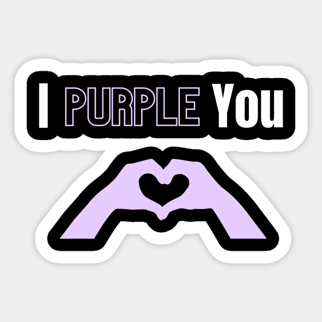 BTS | I purple you | Army | love BTS Sticker by BalmyBell